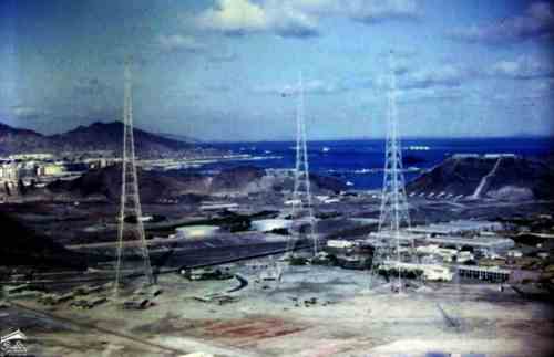 صورة جوية لاجزاء من خورمكسر جبل حديد منتصف ستينيات القرن الماضي