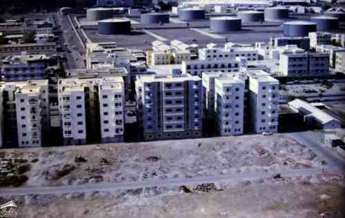 صورة جوية لاجزاء من المعلا عدن للمصور سيدني جيمس جونسون عدن