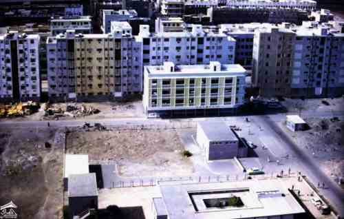 صورة جوية لاجزاء من المعلا عدن للمصور سيدني جيمس جونسون عدن