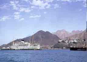 aden harbour in 1967